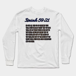 Isaiah 59:21 Long Sleeve T-Shirt